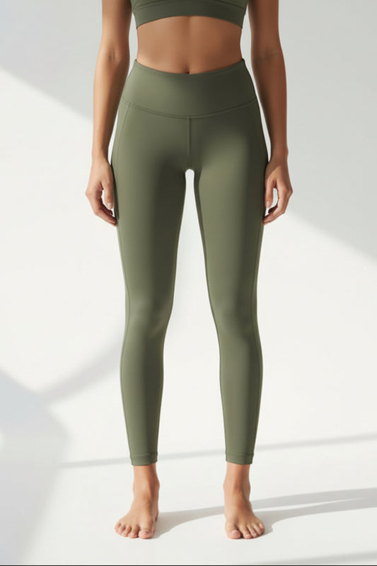 Legginsy Spinta Veloce Ciemna Zieleń