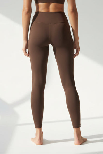 Legginsy Spinta Veloce Brązowe