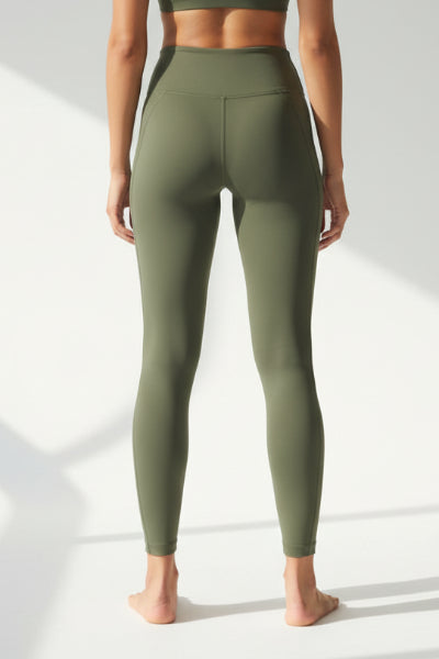 Legginsy Spinta Veloce Ciemna Zieleń